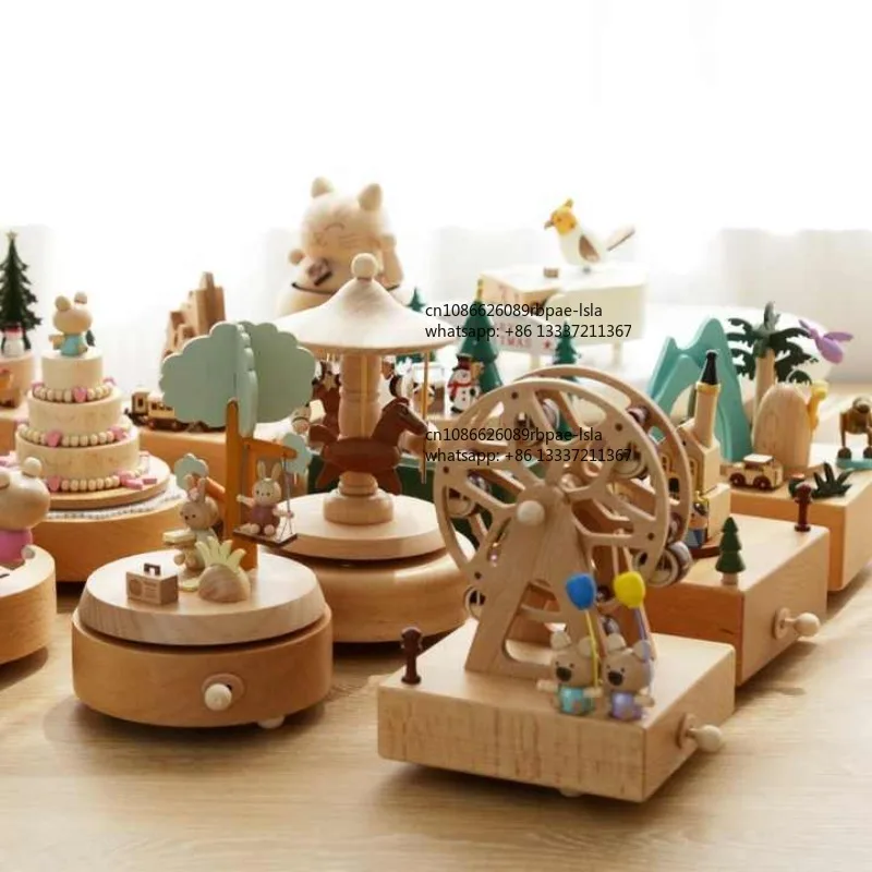 boite-a-musique-mecanique-en-bois-a-18-notes-avec-logo-personnalise-carrousel-rotatif-a-manivelle-ballerine-cadeau-personnalise-vente-en-gros-oem-pour-les-festivals