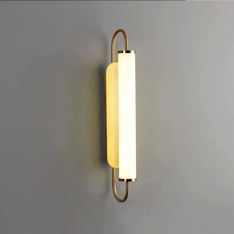 

Italy Design Luxury Long Pole Acrylic Wall Lamp Minimalist Home Accessories Corridor Aisle Entrance Staircase Headboard Lighting