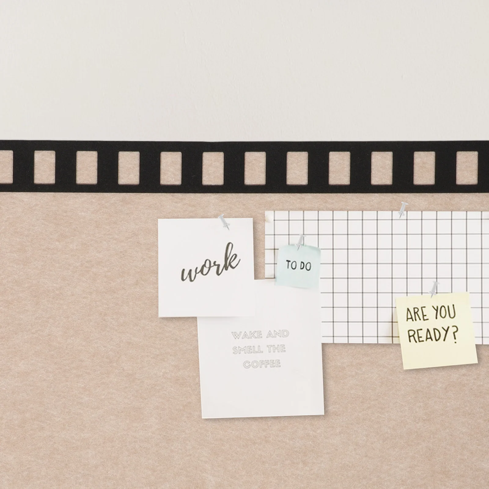 

Vintage Film Strip Felt Memo Board Soft Material Photo Frame Decorative Bulletin Board Office Home Photo Prop Frame