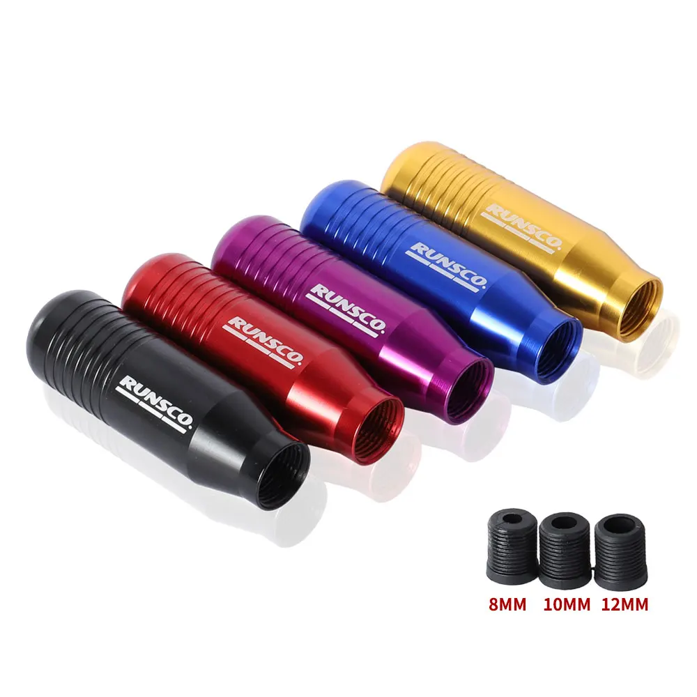 

8.5CM Gear Shift Knob Manual Transmission Gear Stick Lever Shifter Knob Car Universal Aluminum Color Red Black Gold Blue Purple