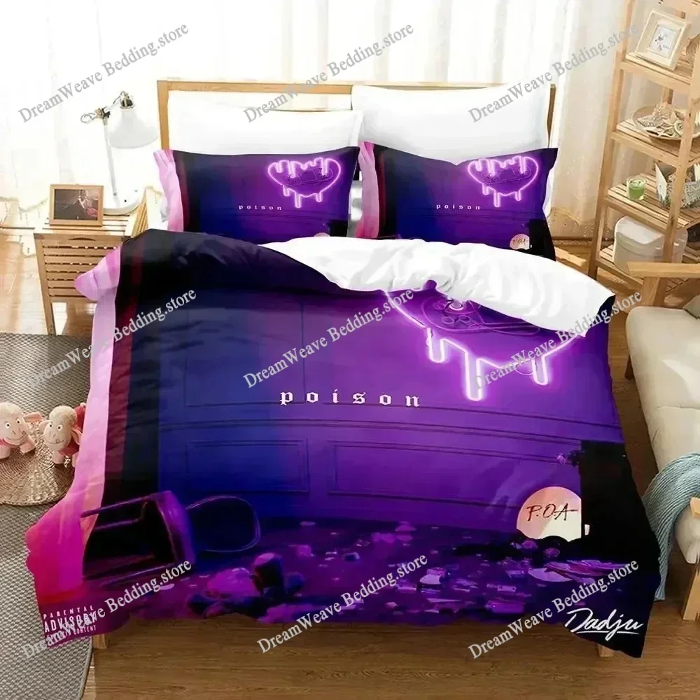 Singer Dadju Prince Dadj Bedding Set 3D Print Duvet Cover Bed Set Pillowcase Comforter King Queen Size Boys Adult Quilt Cover592