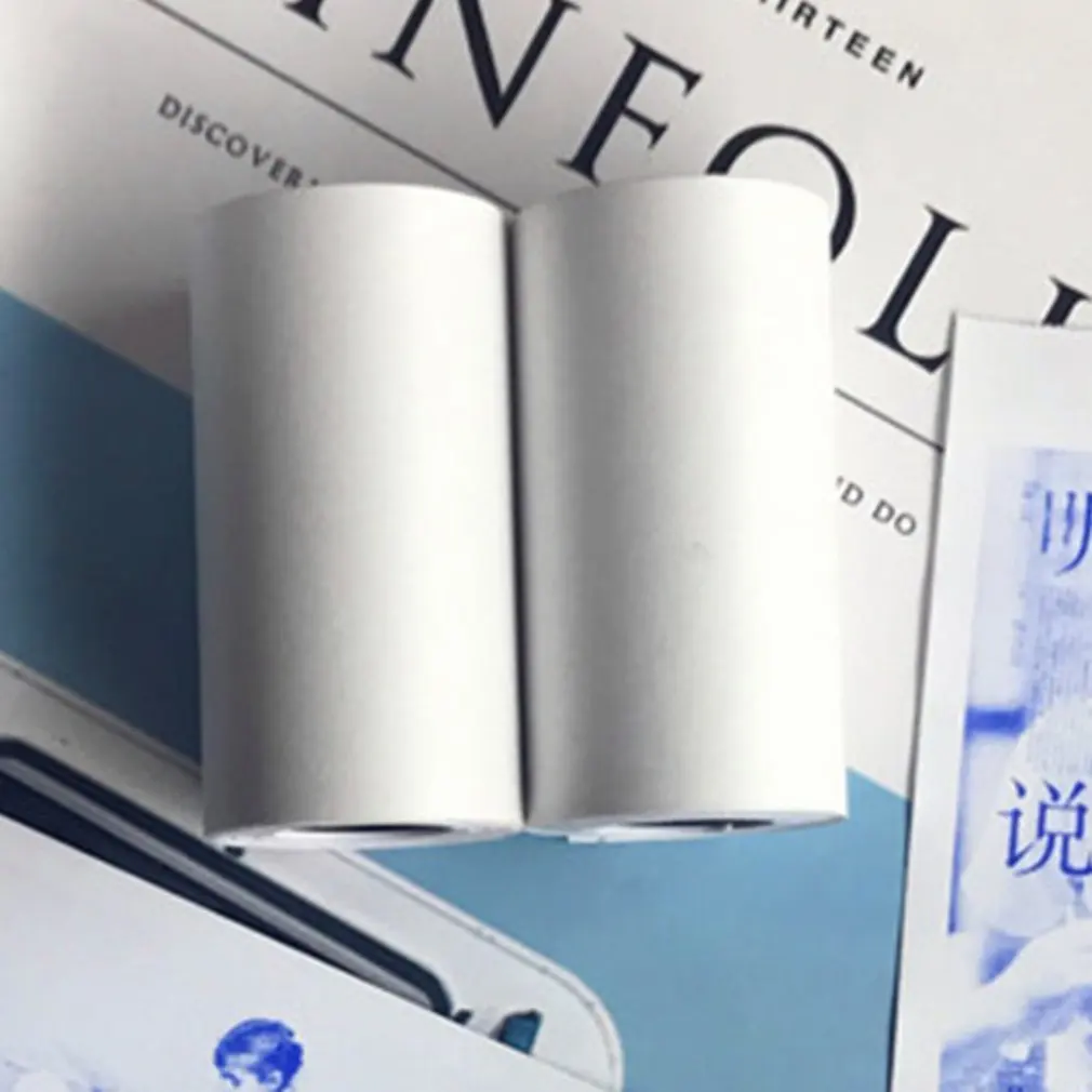 3ม้วนทนทานพิมพ์กระดาษสติกเกอร์กระดาษความร้อนโดยตรง Self-Adhesive สำหรับ PAPERANG Mini Photo เครื่องพิมพ์อุปกรณ์เสริม