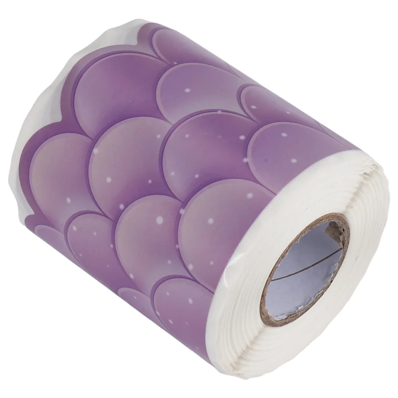 EDT-20M Ombre Scallops Bulletin Board Borders Rainbow Straight Borders Classroom Or Home School Decoration