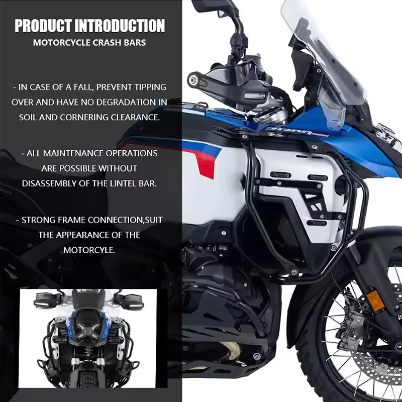 R1300GS ADV Motorcycle Engine Guard Fairing Frame Protector Crash Tank Bar Bumper For BMW R 1300 GS Adventure R1300GSA 2024-2026