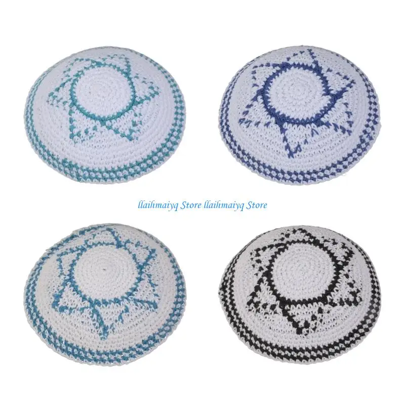 573B Easy to Clean Yarmulke For Easy Maintenance Soft Comfortable Jewish Cap For Religious Gatherings And Daily Use