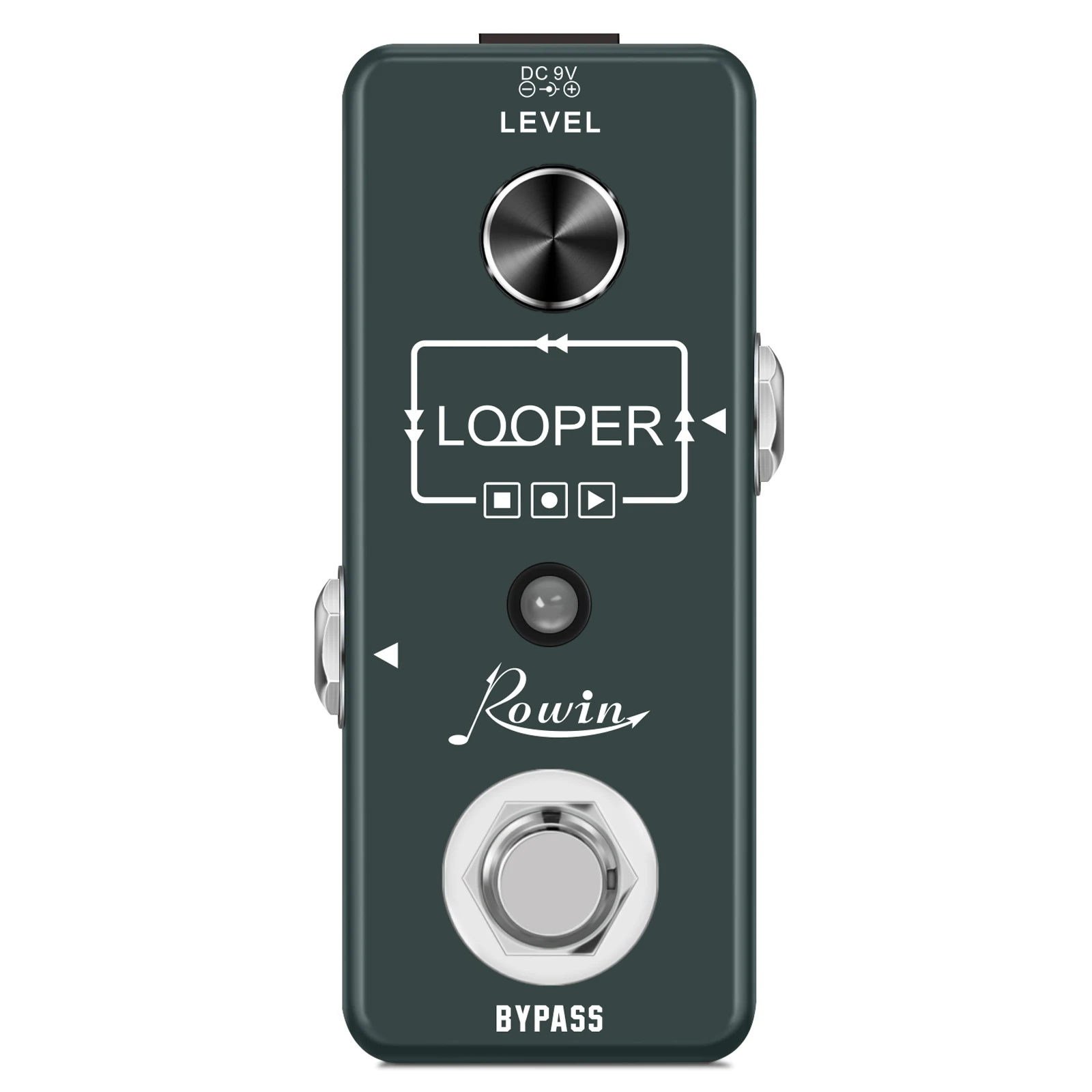 Rowin Guitar Effect Pedal Looper Pro Mini Looper Tuner Chorus Delay Ocean Verb for Electric Guitar And Bass True Bypass