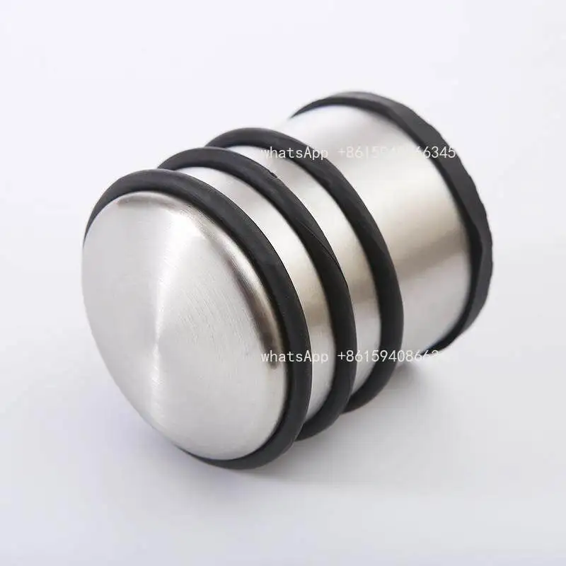 Solid heavy-duty door blocker, no drilling required, silent rubber door stopper, no installation of top door stopper