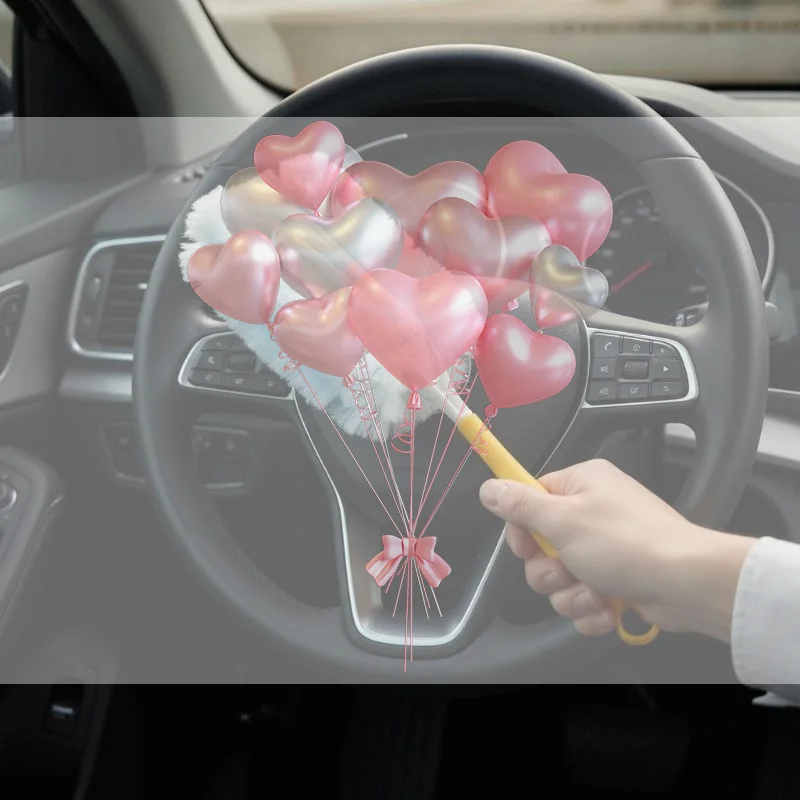 Double Sided Electrostatic Dust Duster Disposable 360° Rotatable 1 Handle 10 Pcs for Car Interior Home Cleaning