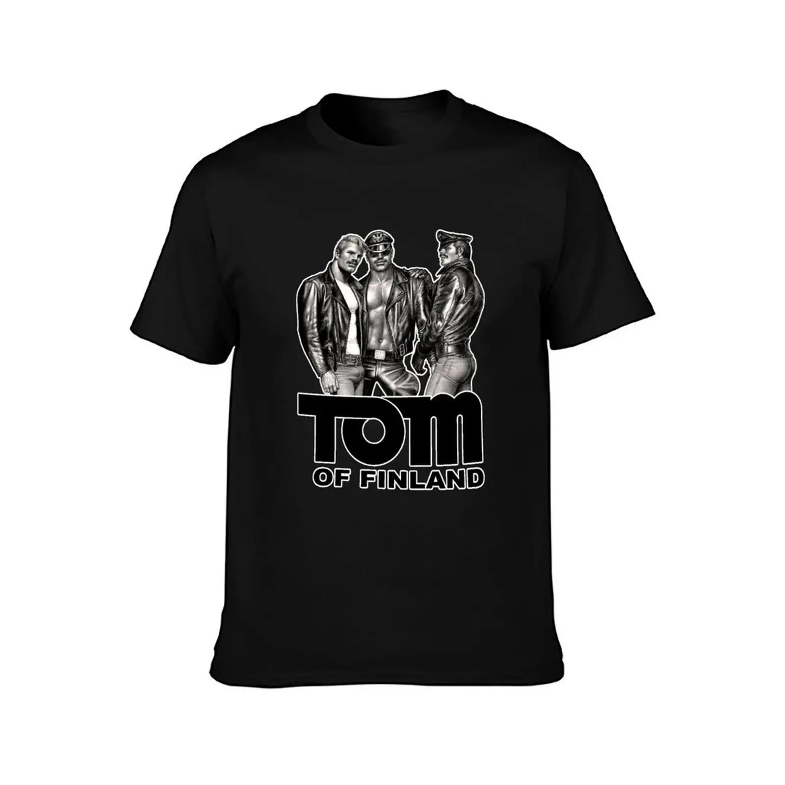 TOM OF FINLAND - KINK (BLACK) T-Shirt sports fans quick-drying korean fashion graphic t shirts men t shirt