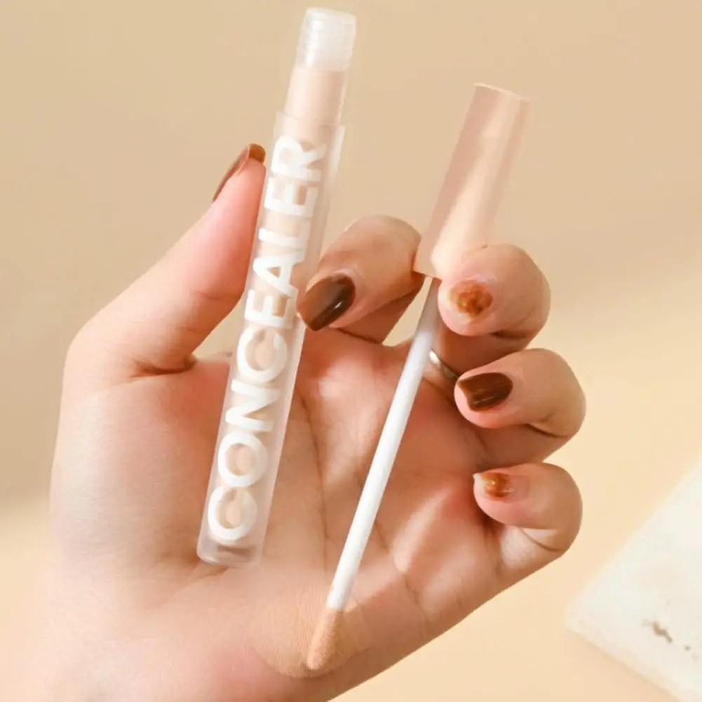 Portable Liquid Concealer Even Skin Tone Moisturizing Oil Control Concealer Invisible Pores Dark Circles Face Makeup Travel Tool