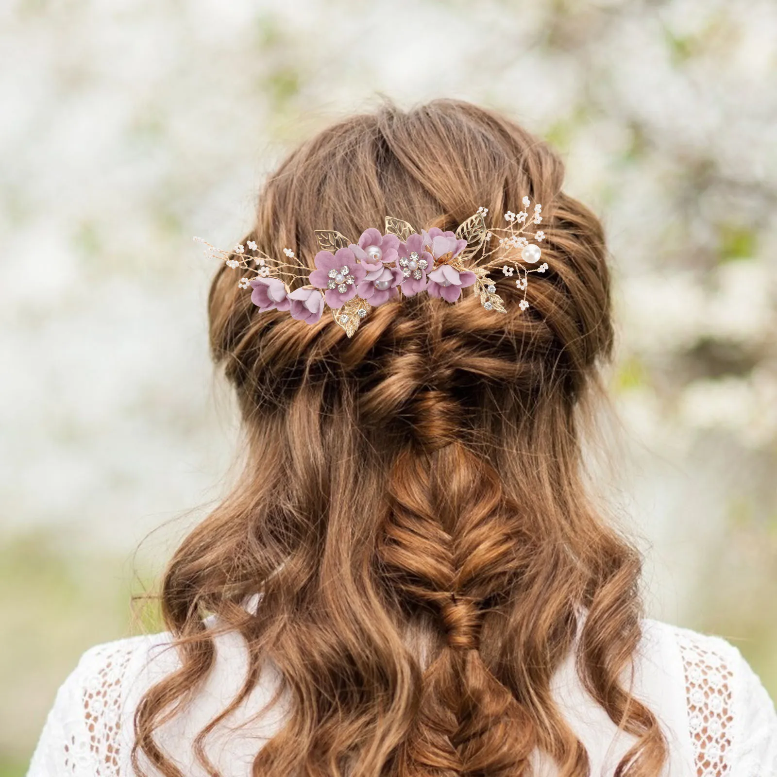 

Crystal Hair Comb Wedding Bridal Accessory Rhinestones Alloy Bride Bun Party Prom Anniversary Special Occasions Beautiful Color