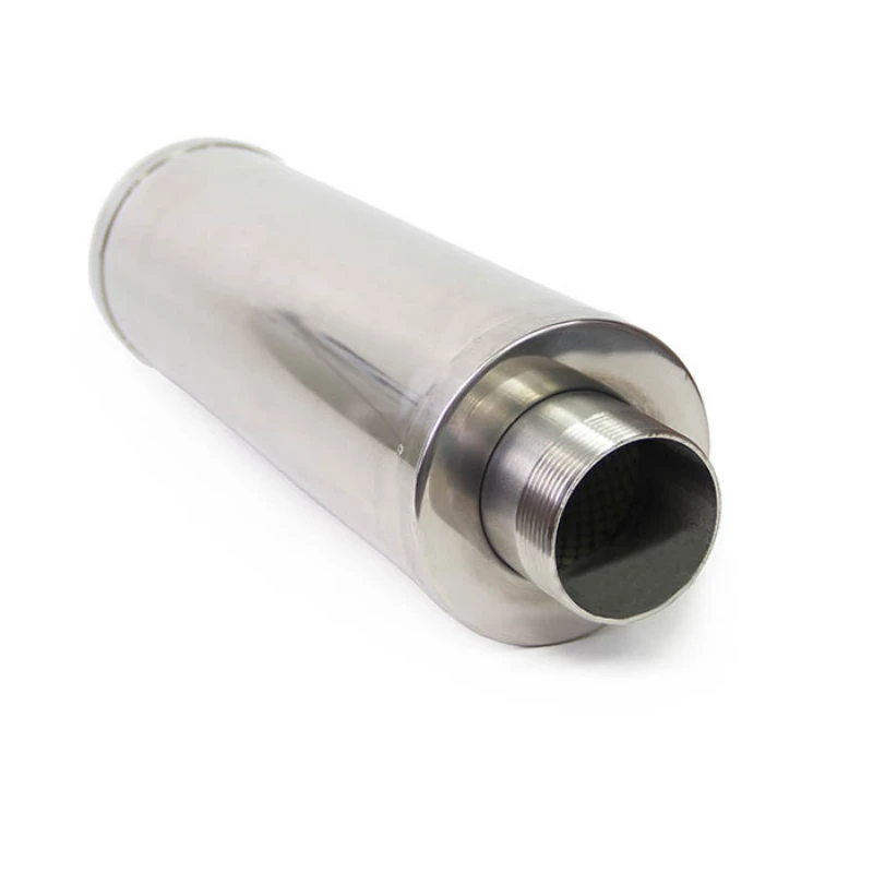 

Air Blower Pneumatic Silencer External Stainless Steel Silencer Duct Noise Reduction Muffler Silencer