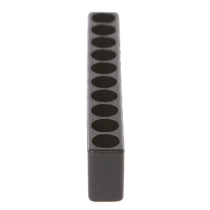 12 Holes Bit Organiser Plastic Screwdriver Bit Holder Drill for Head Storage Case Box Block for 6.35mm Shank