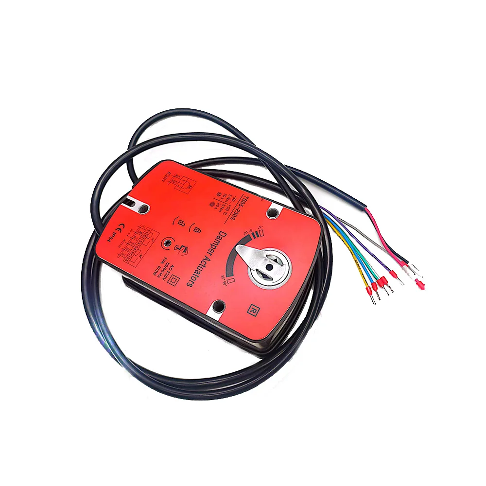 24V 120V 230V 5Nm Spring Return On/Off Control HVAC Ventilation Damper Actuator