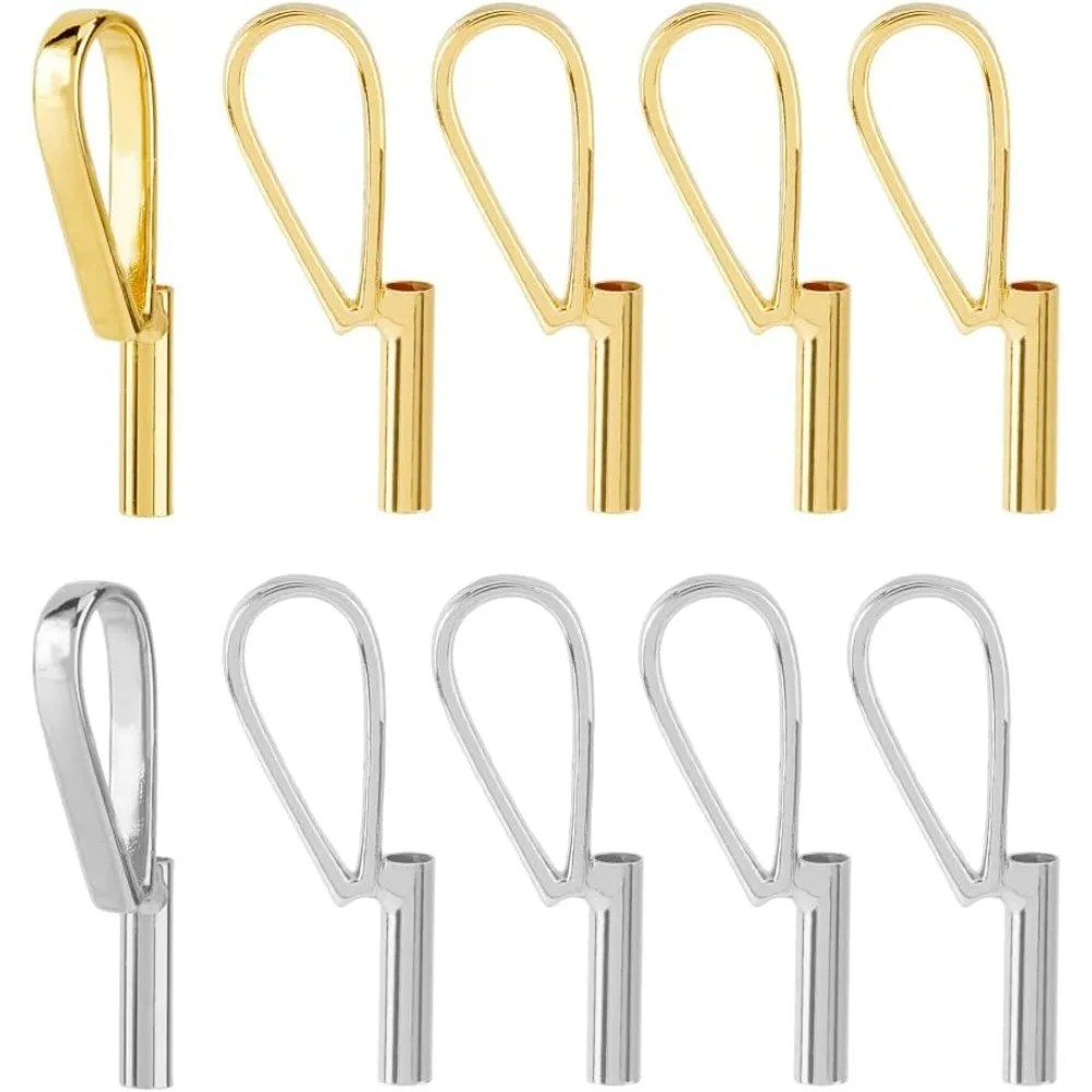 

10 шт., 2 цвета, вертикальная булавка на брошь-подвеску, конвертеры для подвески, брошь из сплава, булавка на ожерелье, брелок-конвертер, дизайн трубки