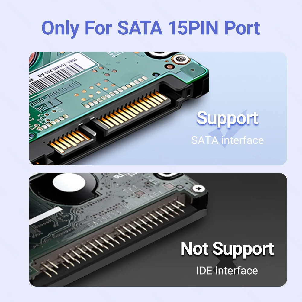 RAGEER Gabinete de disco rígido externo sem ferramentas de 2,5 polegadas compatível com HDDs/SSD de 7 mm/9,5 mm para computadores desktop e laptops