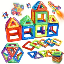 Magnetic Tiles Magnetic Toys for Boys Girls Magnetic Blocks Building Set for Toddlers Educational Toys Kids DIY Montessori Gifts