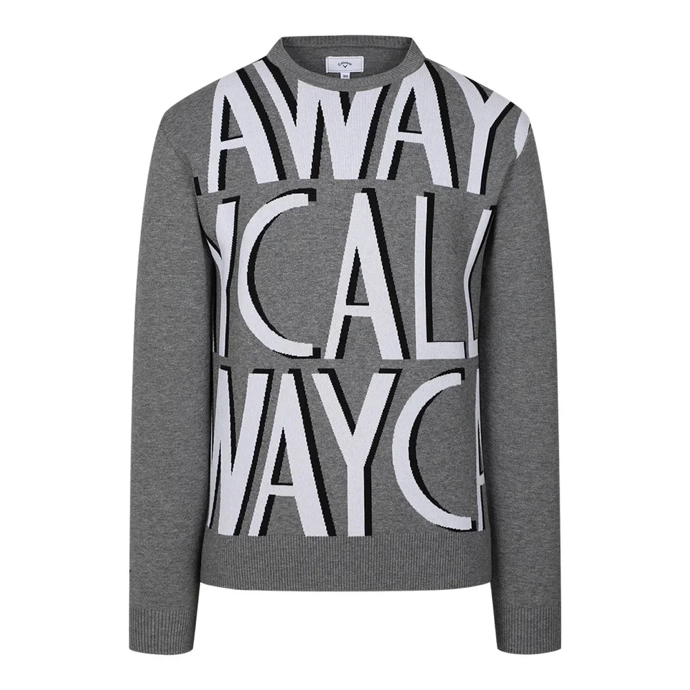 CALLAWAY Hot Selling Men\'s Knitted Sweater! Fashion Letters, High-end Taste! Luxury Personality Golf Clothing, New!