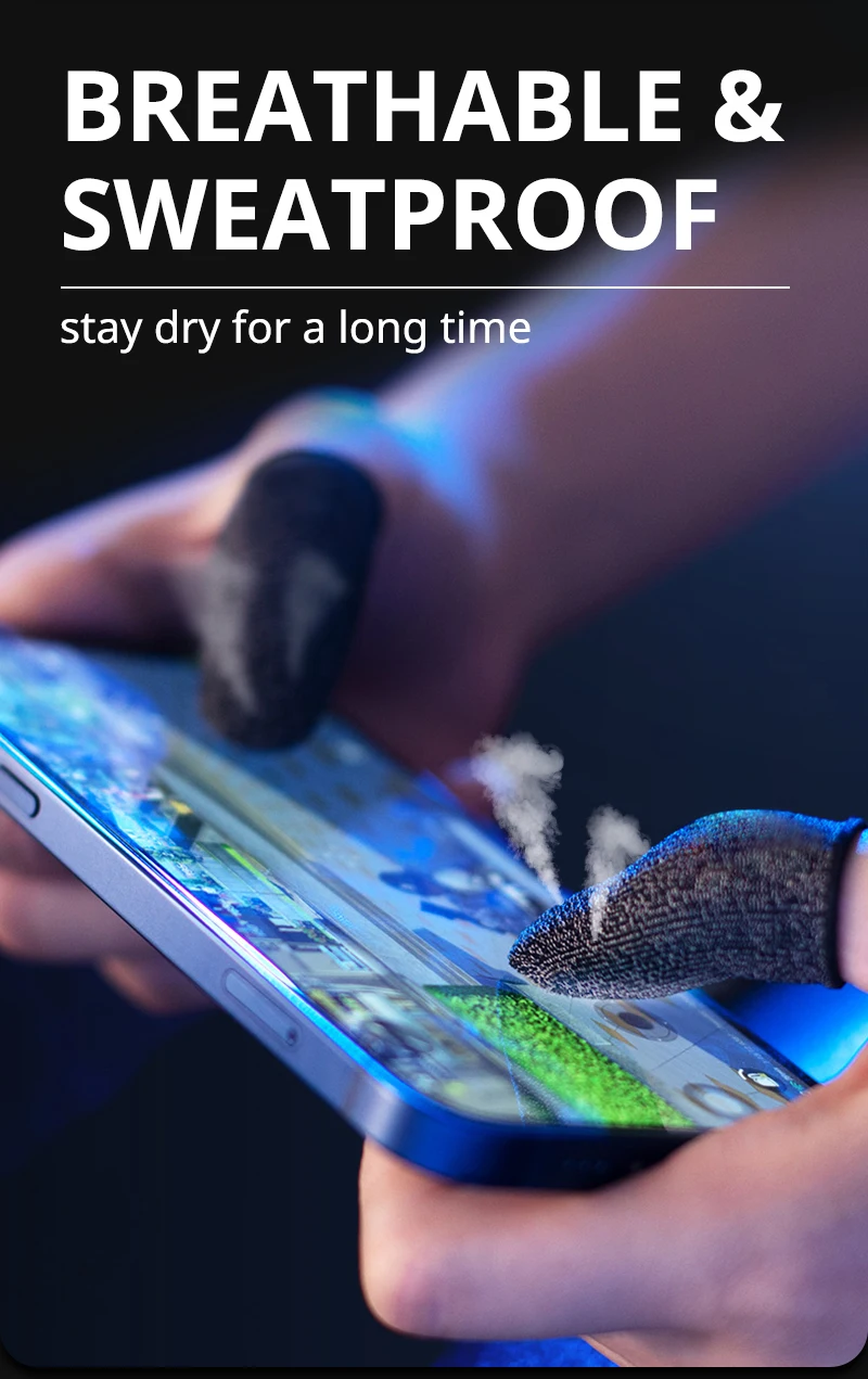 10–20 Paar Gaming-Fingerspitzenhandschuhe für PUBG Mobile Games, Touchscreen-Fingerabdeckung, schweißfest, rutschfest, Touchscreen-Fingerhandschuhe – Detail 4