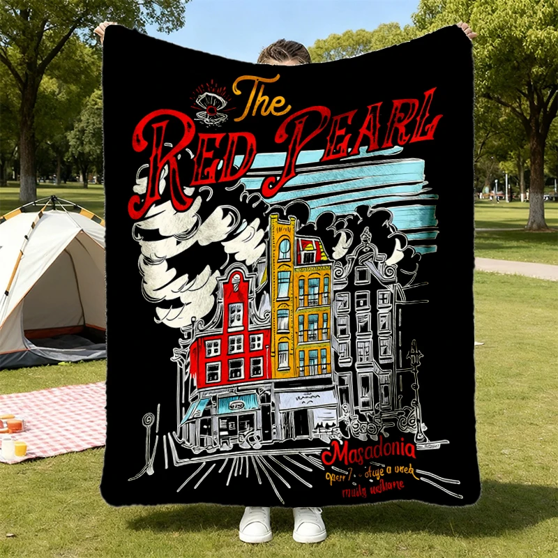 FBAA The Red Pearl Warm Blanket, From Blood and Ash, Casteel Da'Neer, Poppy Balfour, JLA Bookish Gift, Masadonia Solis A