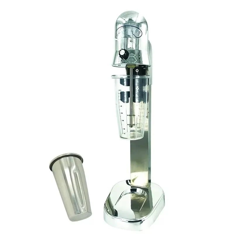 180W Electric Stainless Steel Mixer Two Speed Double Cup Energy Efficient Cocktail Blender for Commercial and Household Use