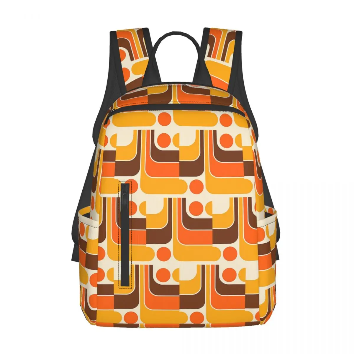 

Retro Geometric Design 62 Backpack Daypack Large Capacity Kids BookBag School Bag Shoulder Bags for Men Women