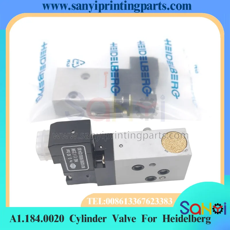 Best Quality Heidelberg Valve A1.184.0020 For SM52 SM74 SM102 CD102 GTO46 Printing Machine Parts