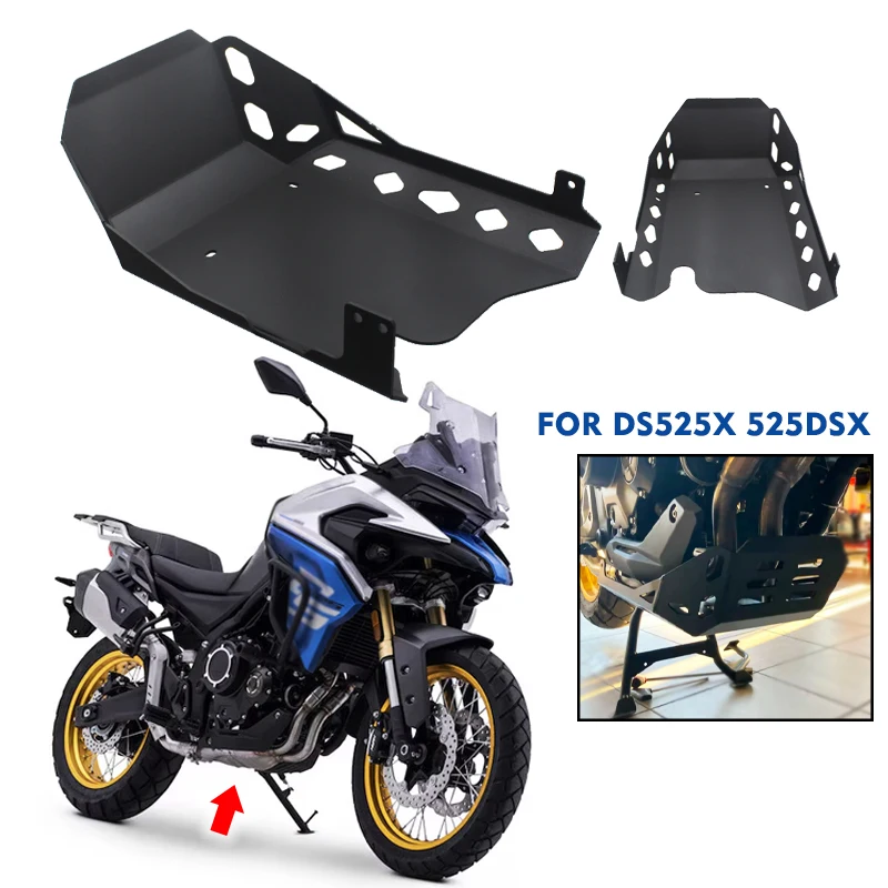 

For VOGE Valico DS525X DS525 X ds525x 2023 2024 Motorcycle Skid Plate Foot Rests Bash Frame Engine Guard Cover Chassis Protector