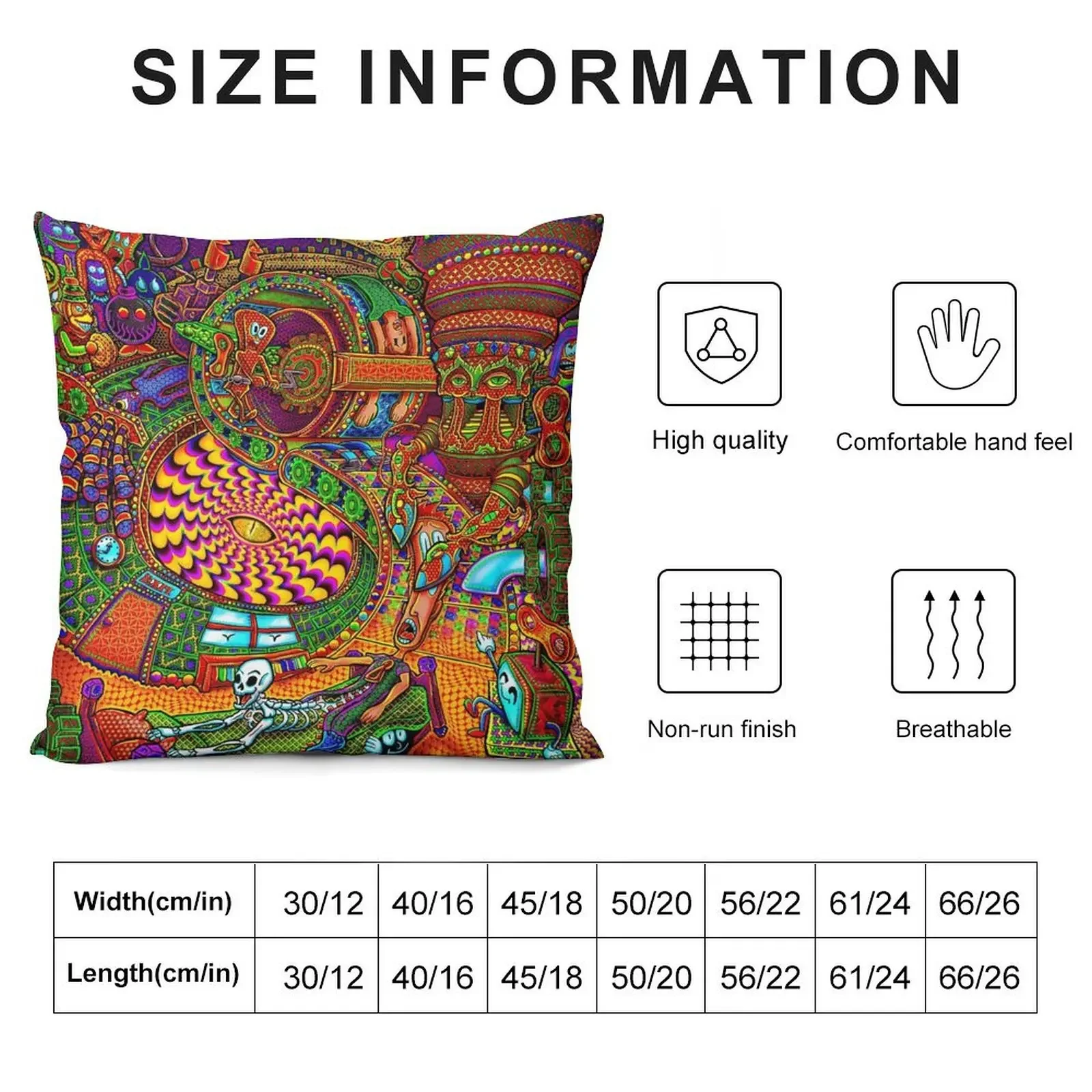 Carnival of the Abyss Throw Pillow Throw Pillow Covers Decorative Sofa Cushions Pillow Decor Luxury Cushion Cover