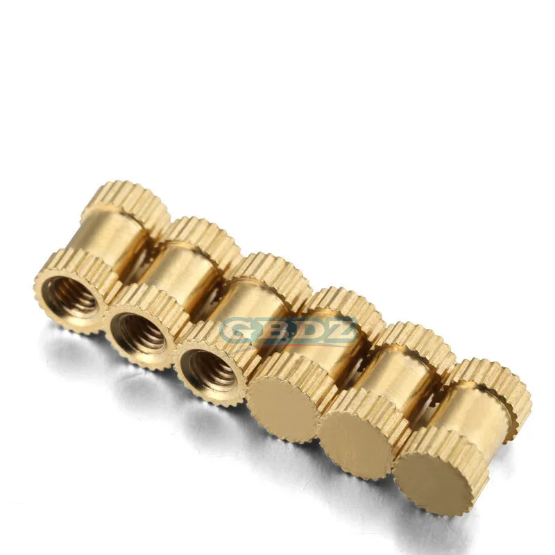 Diagonal Rolled Nut Made Of Brass Material  Pre Embedded Part With Large Space Design, Hardware Accessories