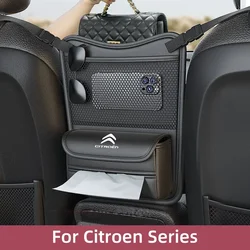 For Citroen C1 C2 C3 C4 Picasso C5 DS3 DS4 Ds5 Car Seat Storage Box Multifunctional Car Storage Hanging Bag Auto Accessories