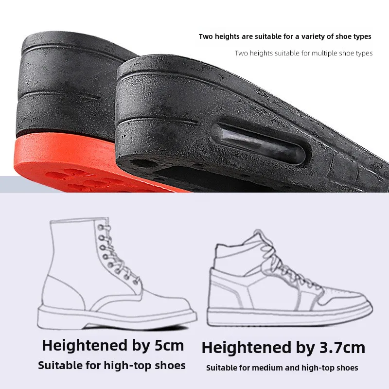 

Adjustable Height Two Layer Invisible Insole PU Comfortable Shock-Absorbing Footbed for Shoe Modification