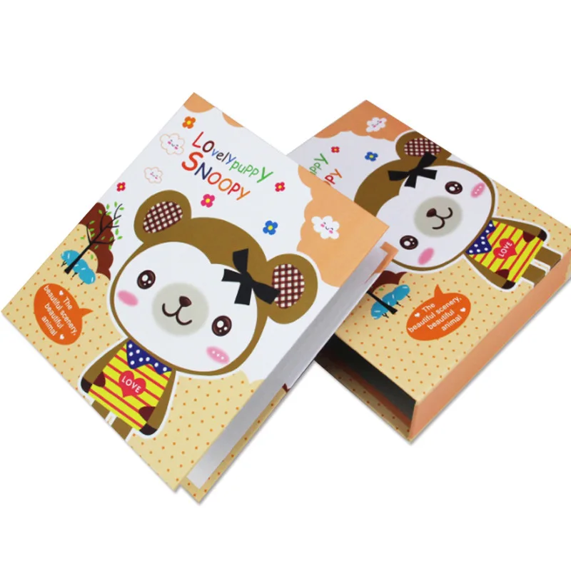 Customized Children's Photo Album 7inch Laminated Sheets 5R Boxed Insert Pages Photo Album Student Album