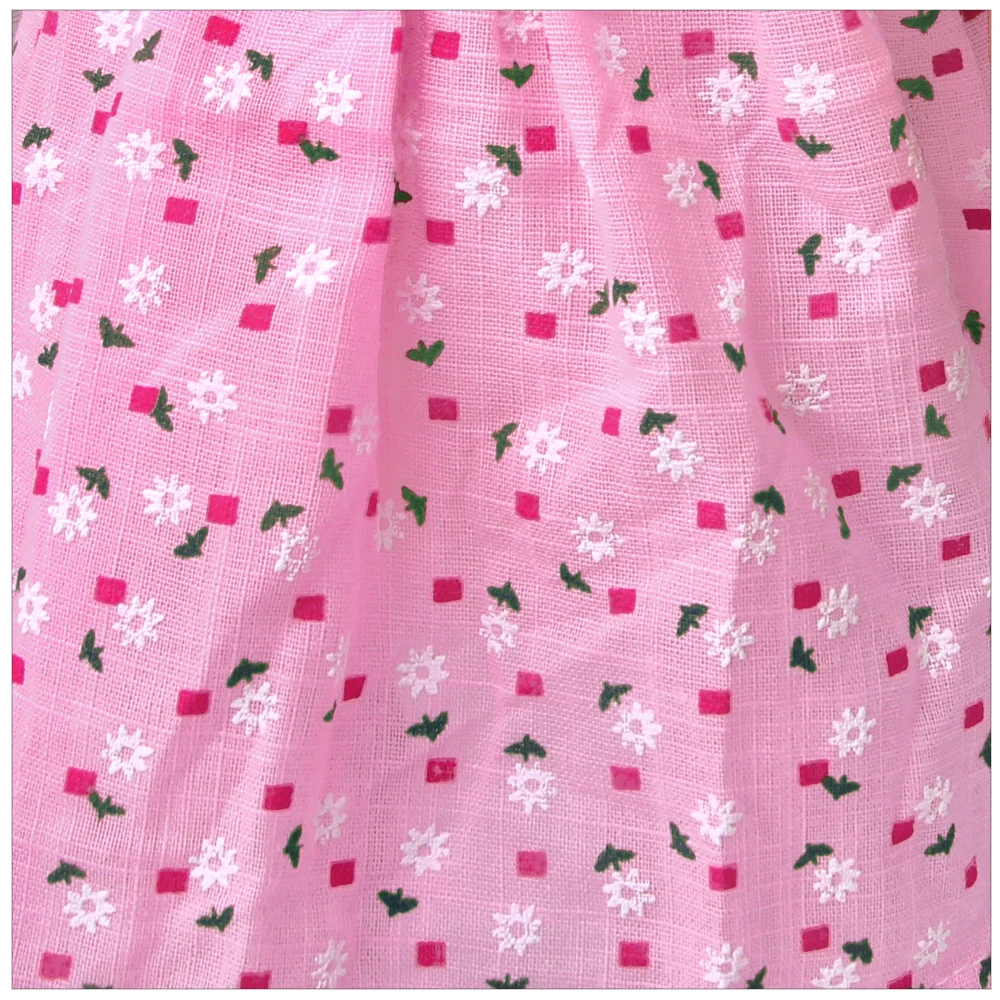 Robe d'été mignonne à fleurs roses, robes de poupée américaine de 18 pouces pour filles de 43 cm, accessoires pour vêtements de poupées