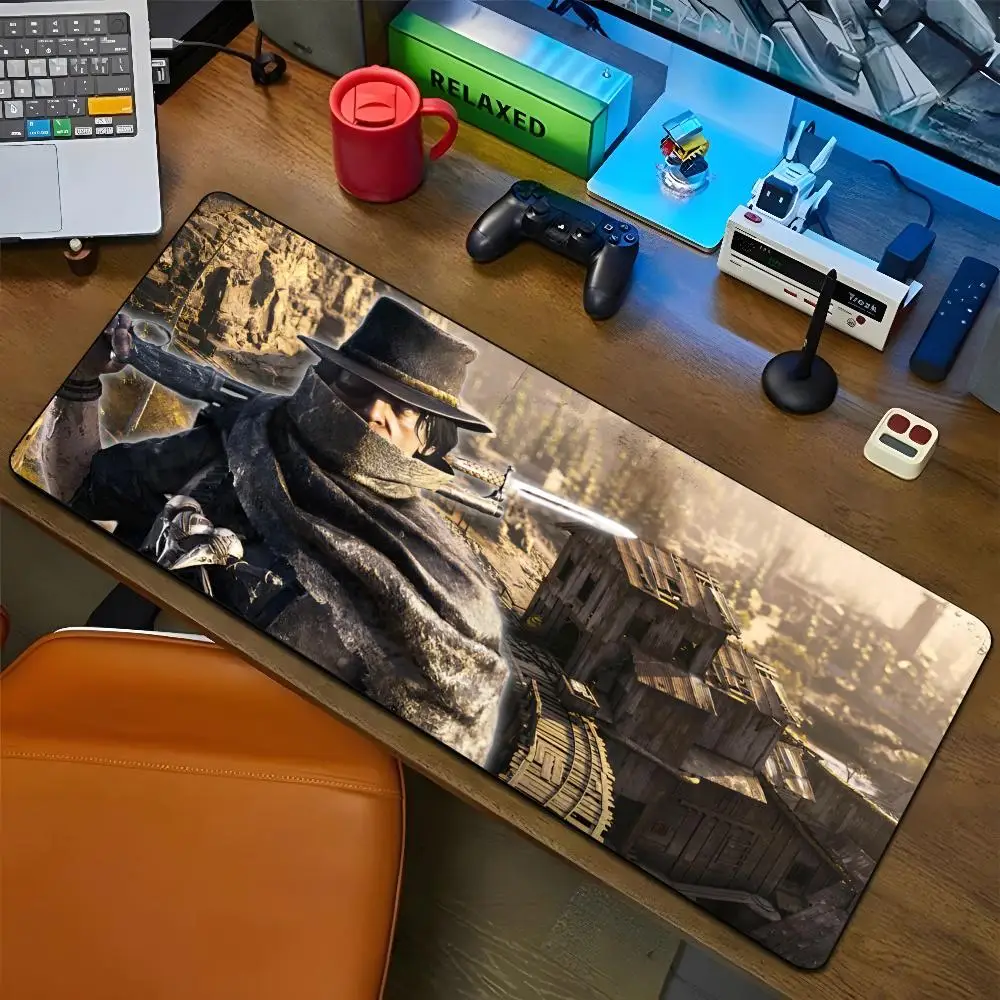 Jogos sobrevivência caça showdownes mouse pad dos desenhos animados lockedge grande almofada de jogo computador gamer teclado tapete mesa mousepad pc