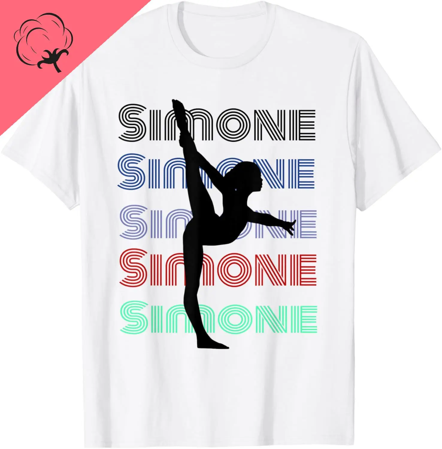 Gymnastics Simone Retro Vintage Wins Another Graphic Record T-Shirt Cotton Unisex Summer Streetwear Tops Graphic T Shirts