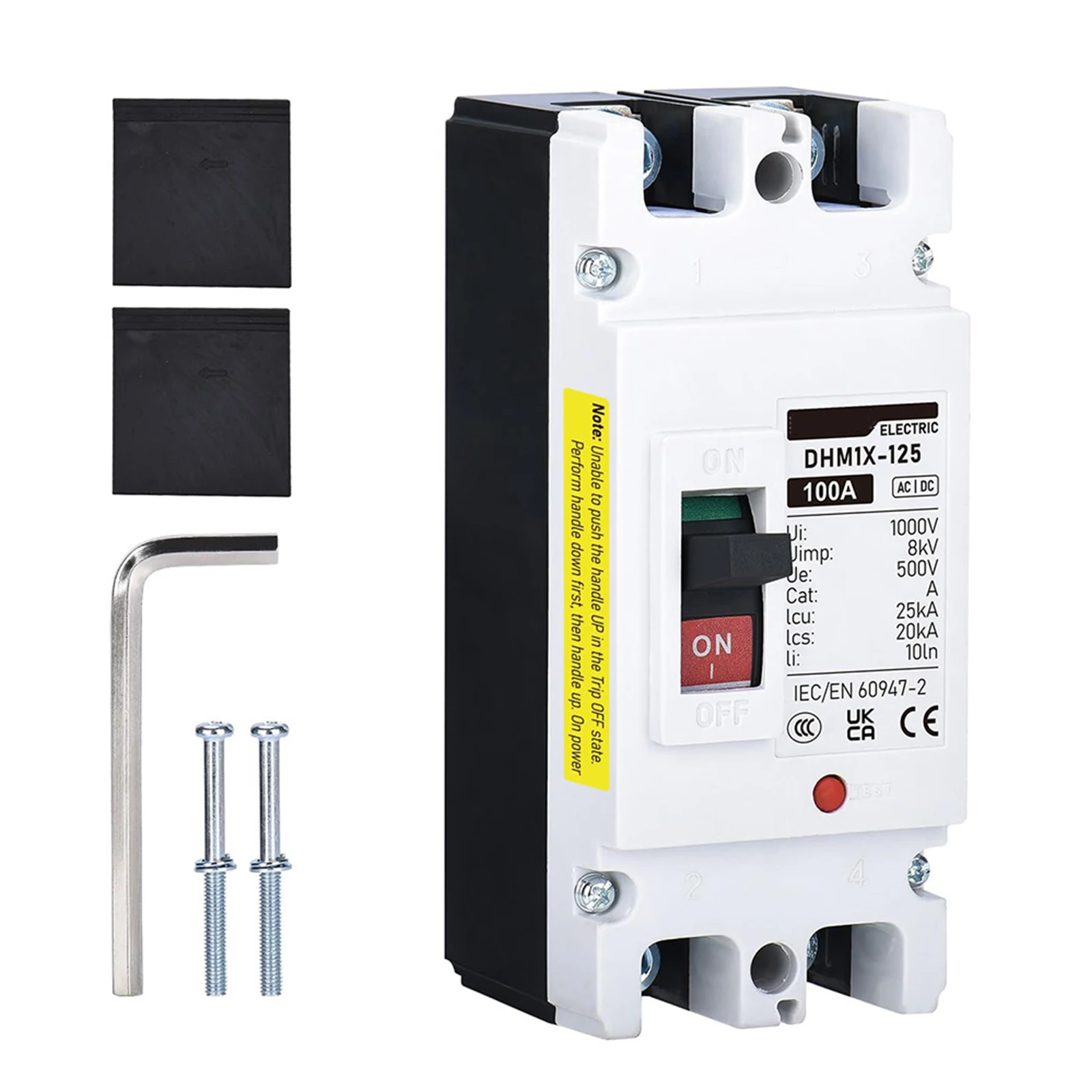 

Photovoltaic DC Isolator Switch Compact Design 2 Pole Circuit Breaker with Short Circuit Protection Functionality