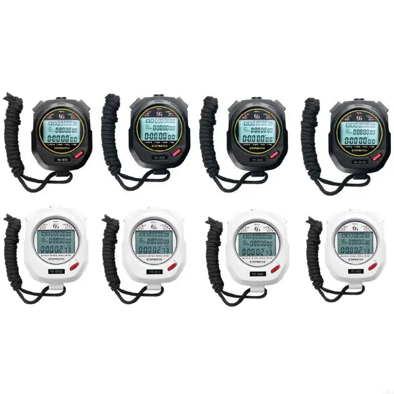 U4LA portatile portatile impermeabile Digital Stop Owatch Cronograph Sports Timer