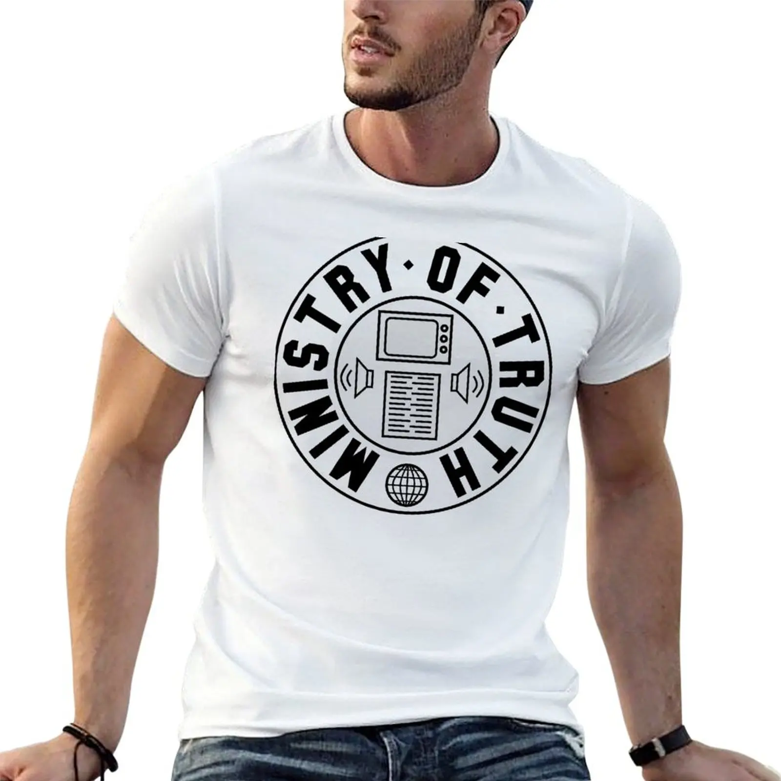 T-shirt Ministry of Truth, haut respirant à manches courtes pour l'entraînement
