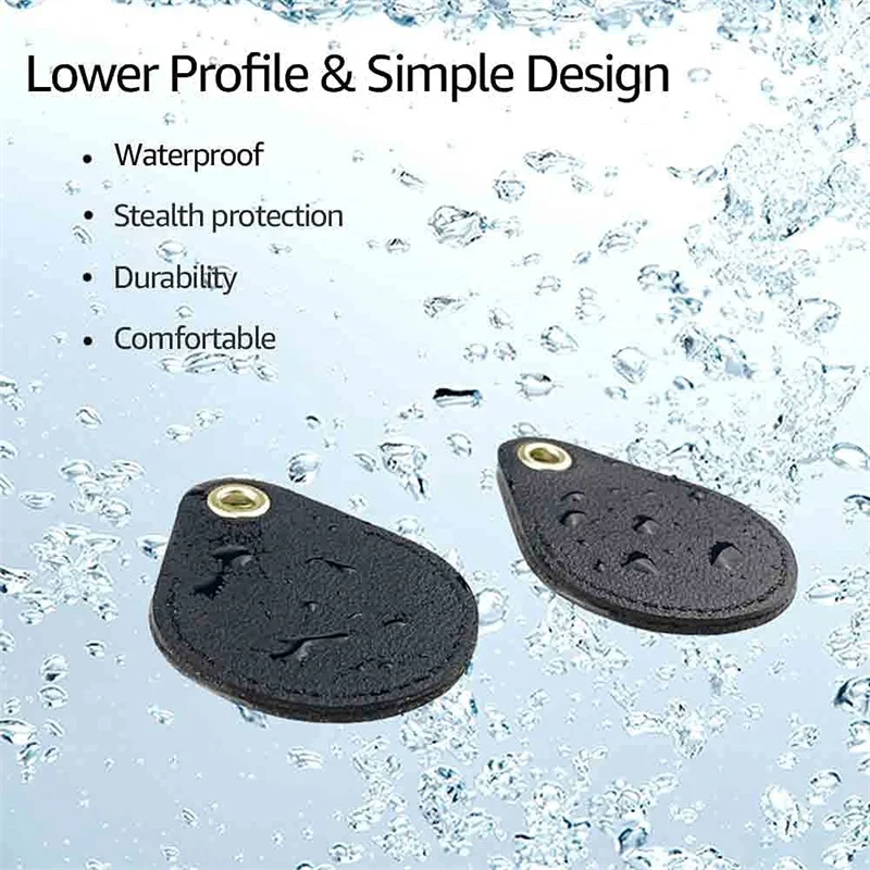 Funda de cuero para llavero, Protector para localizador de Apple, Airtags, funda inalámbrica para Apple Air Tag