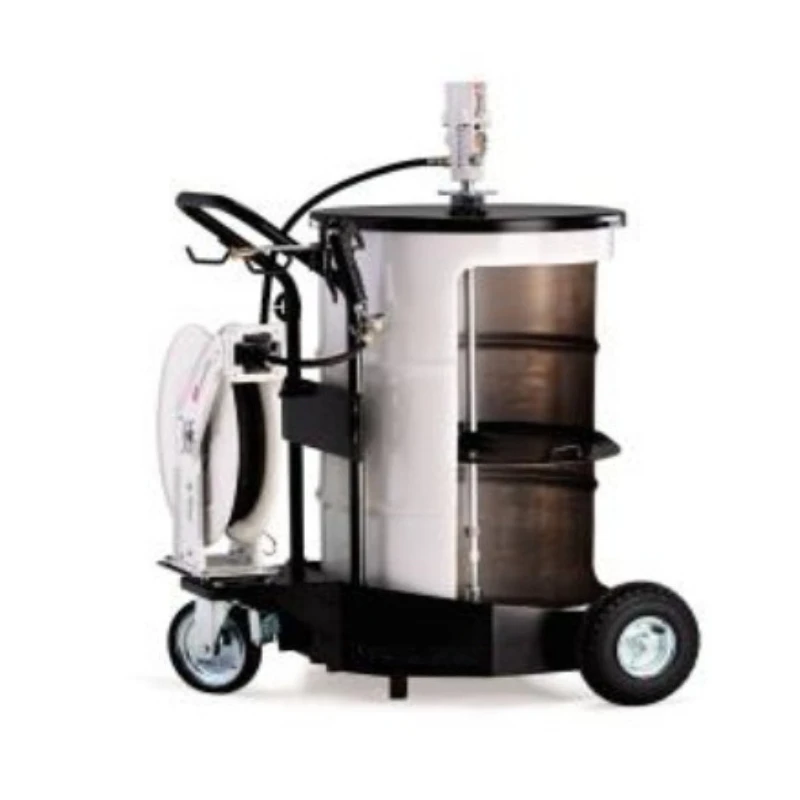 Lubricating oil plus mobile pneumatic grease machine