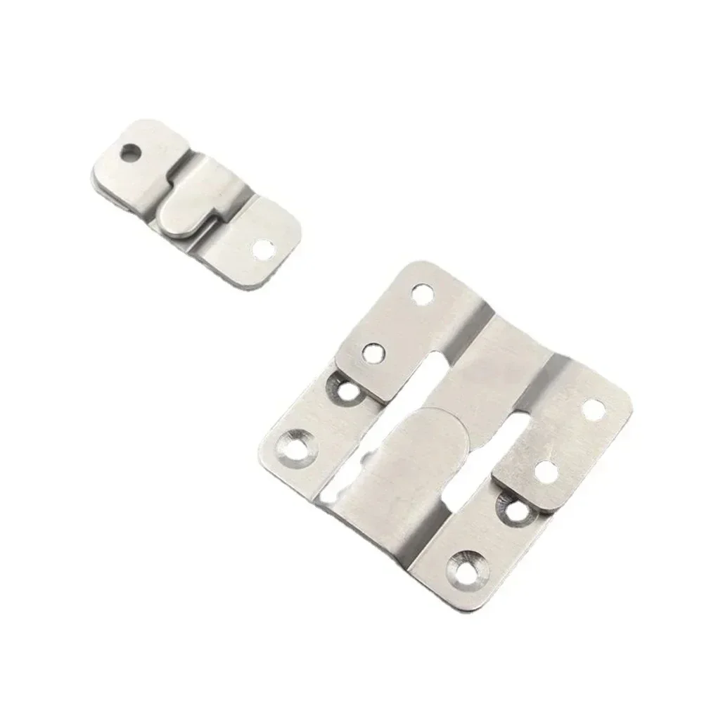 10pcs Stainless Steel Picture Frame Hanging Buckle Mirror Bed Frame Insert Buckle for Picture Display