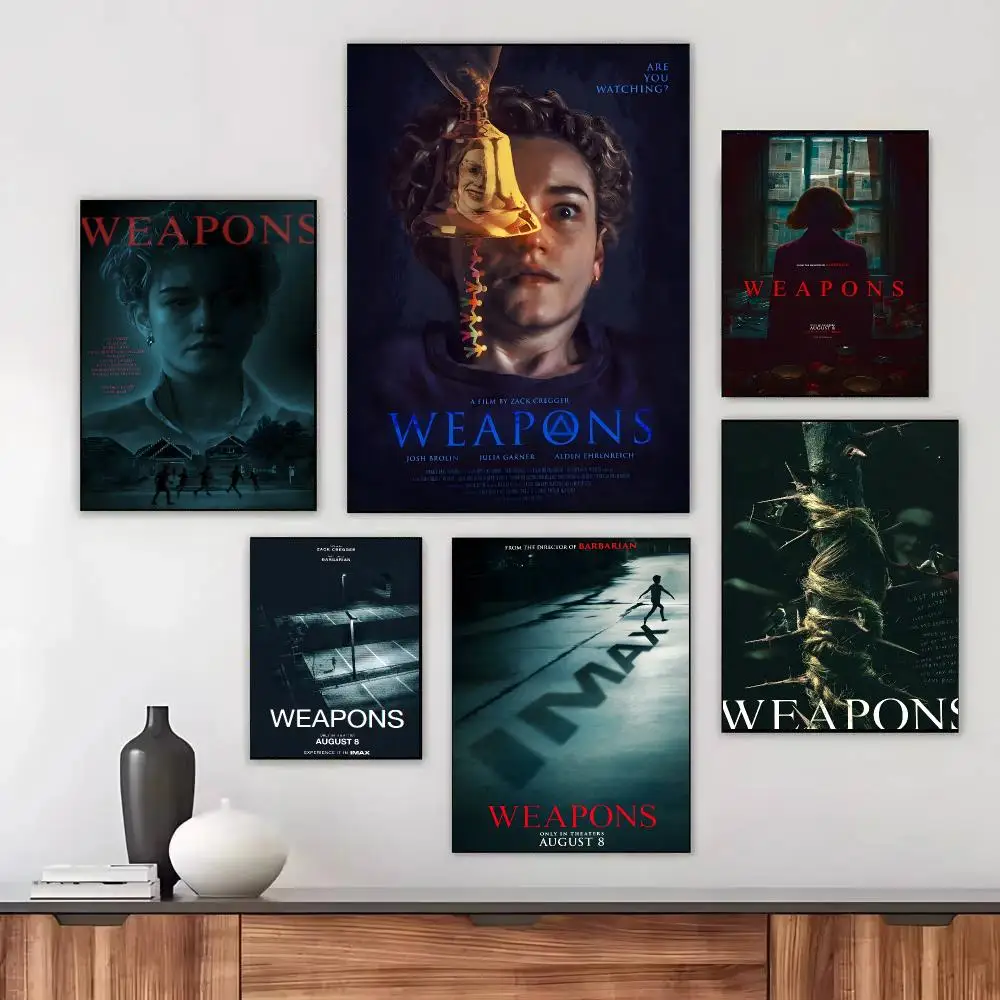 Movie Horror Weapons Poster Modern Aesthetic Wall Art Print Minimalist Bedroom Living Room Home Decor Gift