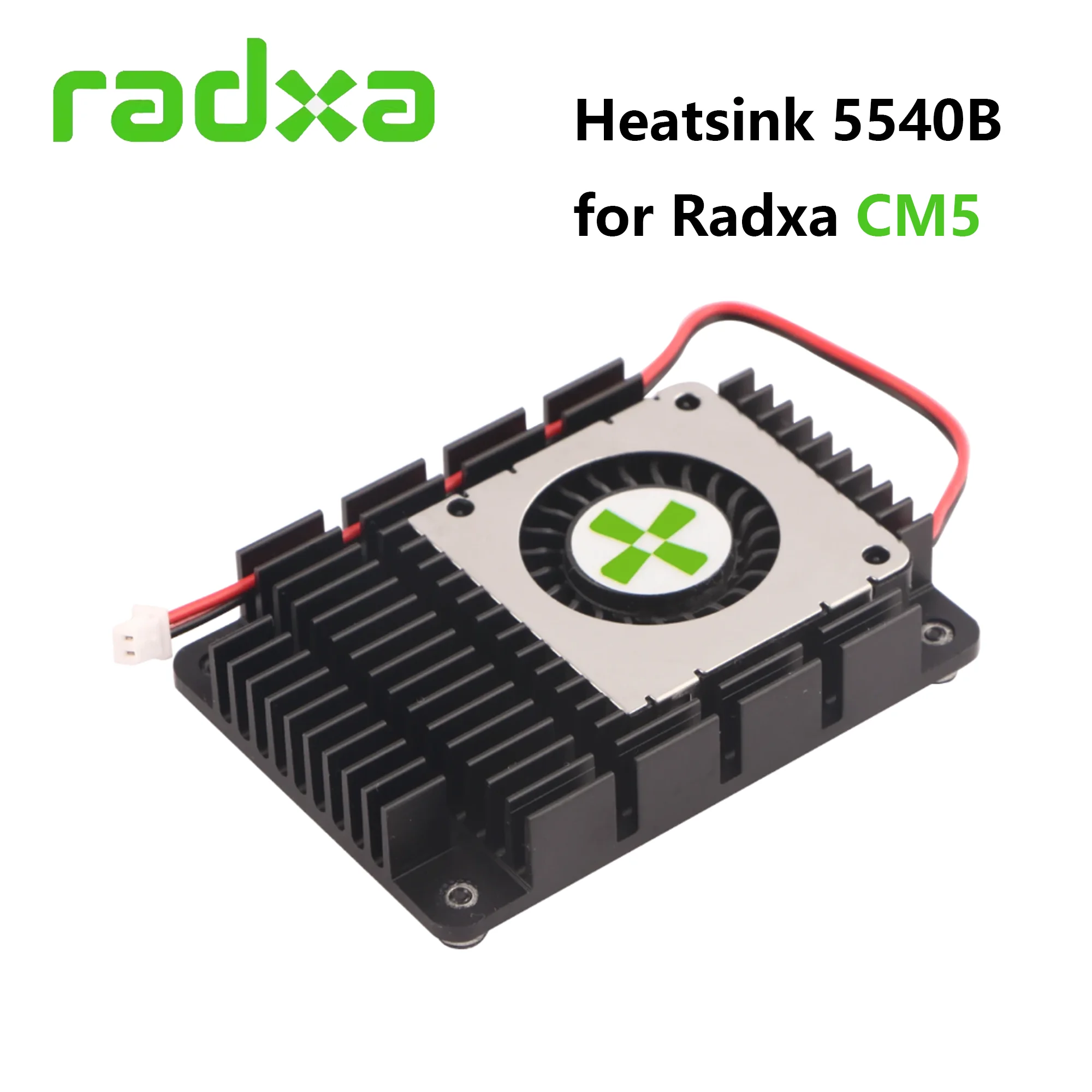 Radxa Heatsink 5540B Compatible with Radxa CM3 / CM5 Compute Module Aluminum Heatsink 2-Pin 1.25mm Pitch Connector