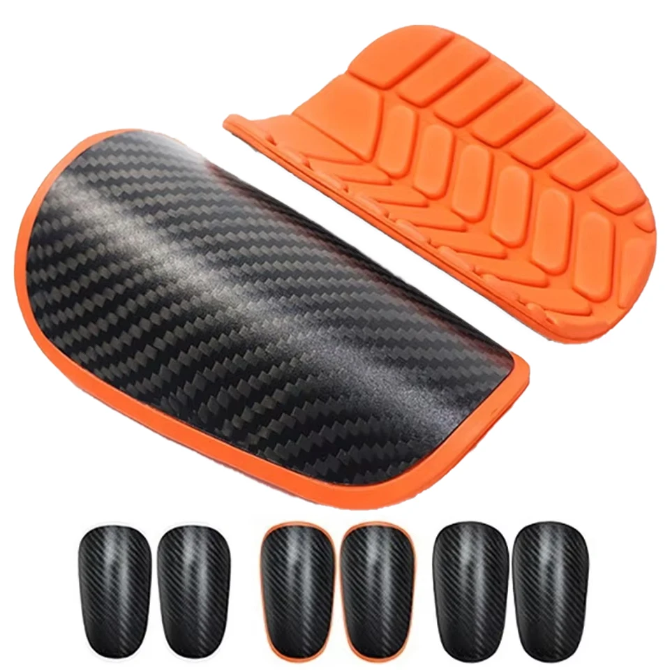 Fußball Schienbeinschutz Professionelle Carbon Faser Shin Protect Board Fußball Leichte Bein Waden Unterstützung Fußball Legging Schutz Erwachsene