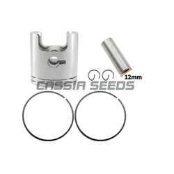 Cylinder diameter 52.5 mm Suitable for Suzuki 2-stroke scooter AG100 V100 motorcycle Piston kit Piston ring