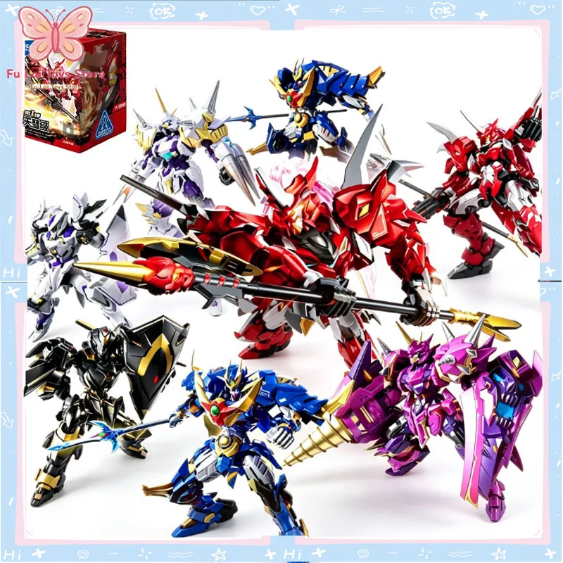 Original Blokees SEMBO Iron Saga Buildable Block Figure Mystery Box Movable Mecha Model Toy Collectible Great Gift Fans in Stock