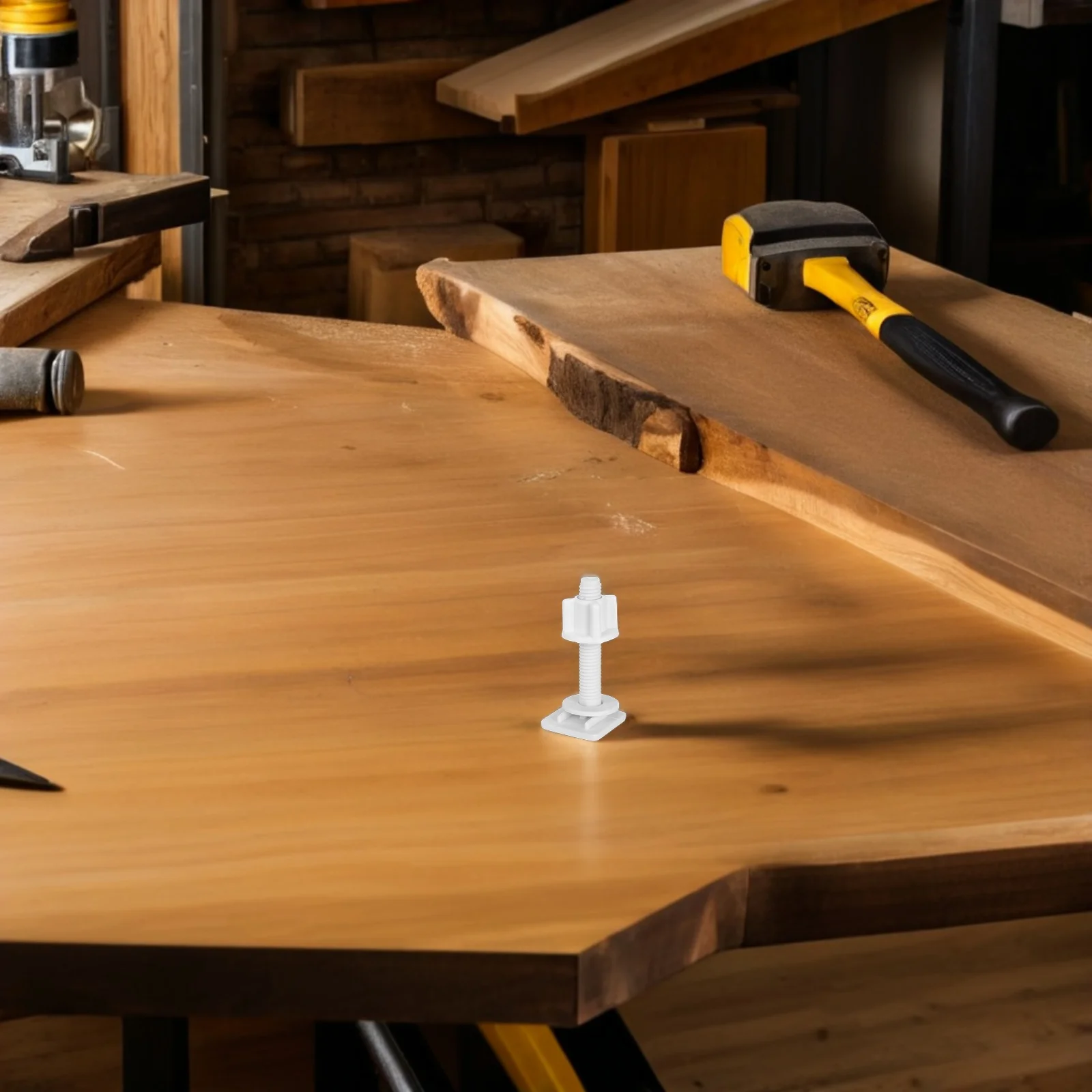 

20Pcs Toilet Seat Screws White Plastic Replacement Hinge Bolts Universal Mounting Hardware Bathroom Set Toilet Seat Parts