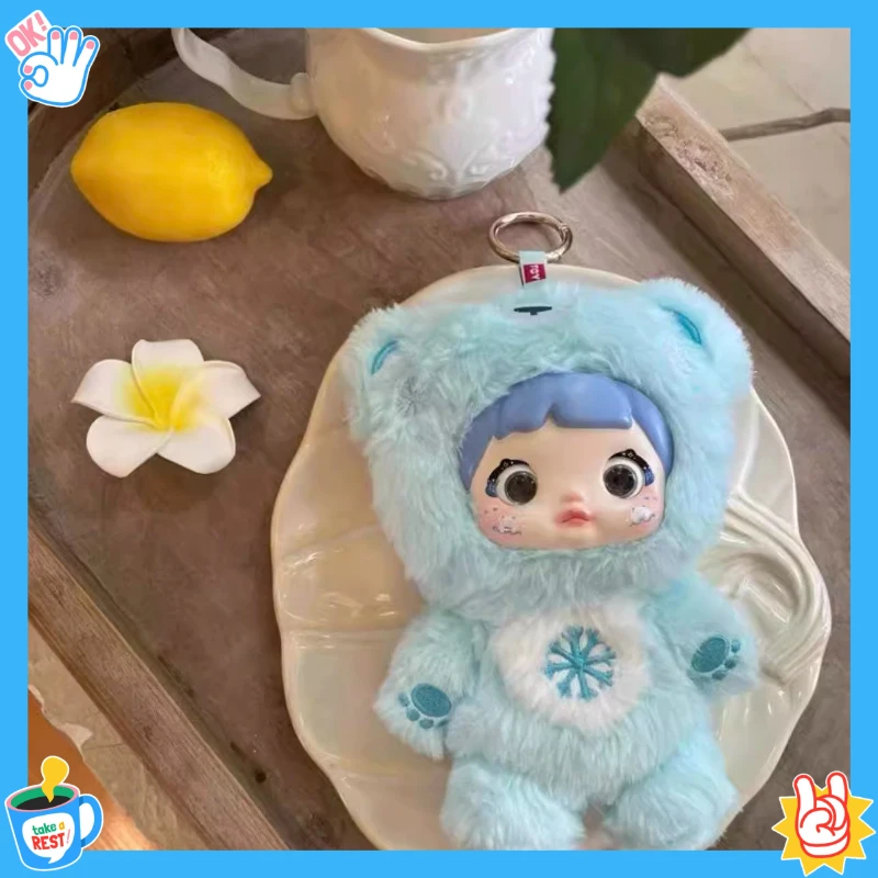 Figuras da série sem parar, brinquedos da moda, animais de pelúcia e chaveiros Torta de arroz da Nomi Caixa cega fofa instalada diversão e adorável