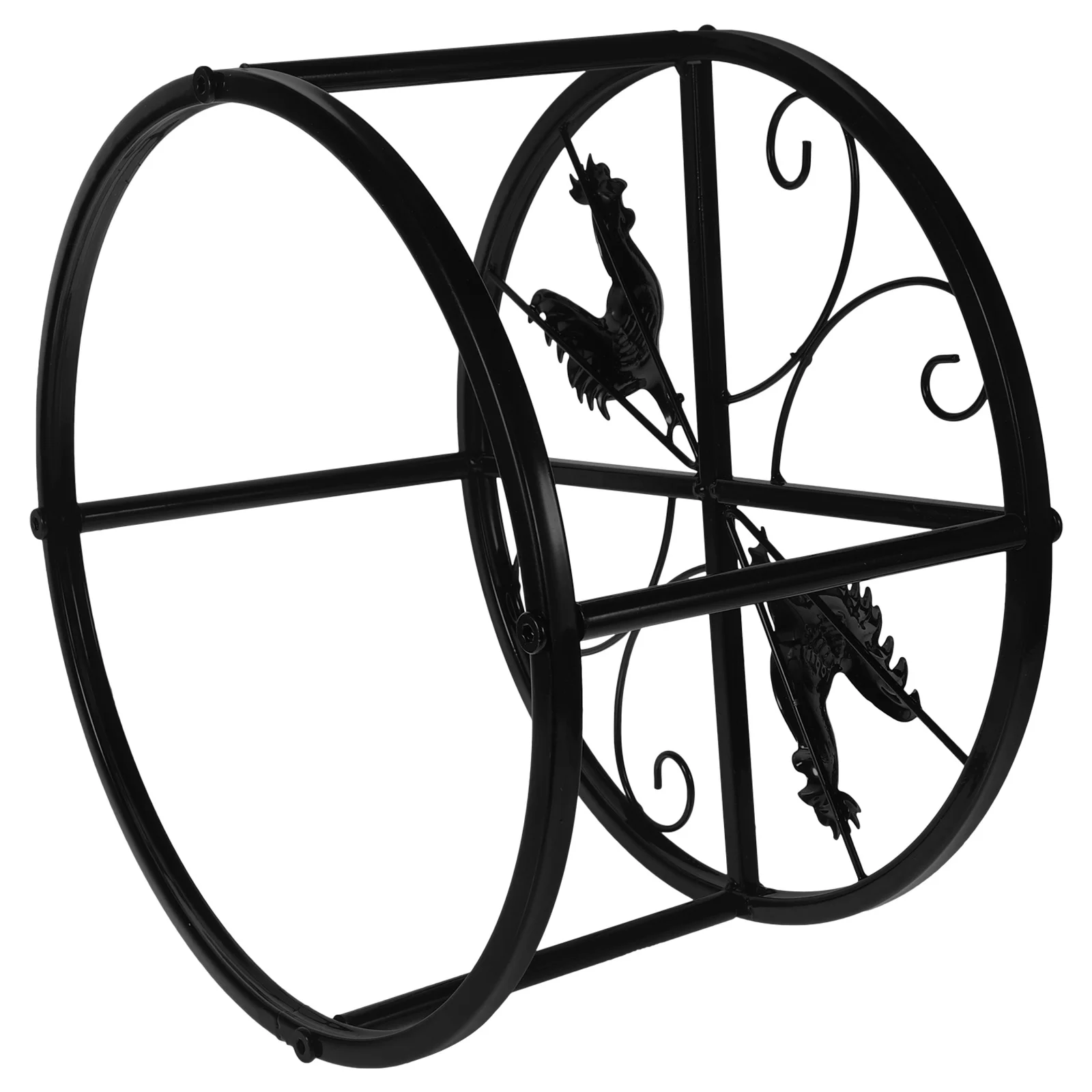 

Chicken Feeder Waterer Rack Stand Round Metal Poultry Feeding Supply Heavy Duty Holder For Chicken Bowl Dog Food Stand Pet